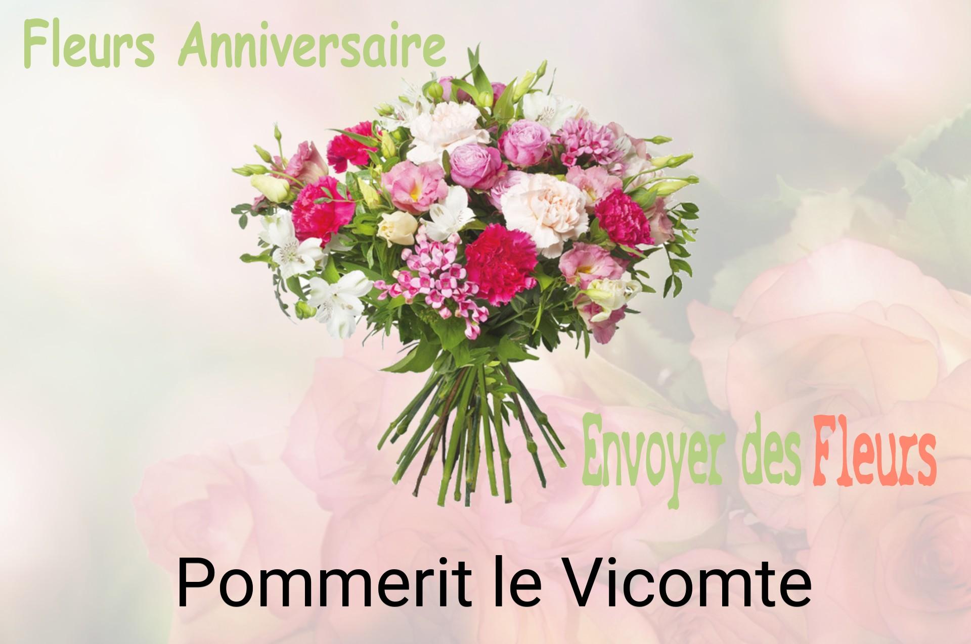 Bouquet de fleurs d’anniversaire livré à Pommerit-le-Vicomte