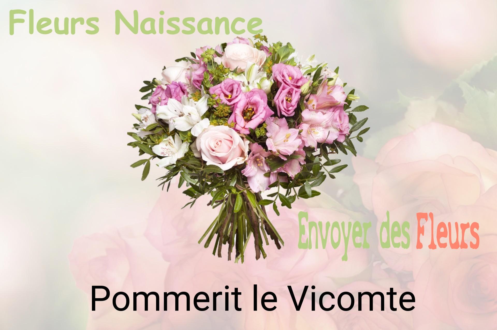 Bouquet de fleurs de naissance livré à Pommerit-le-Vicomte