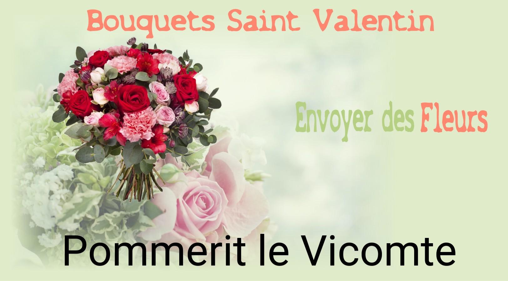 Roses de Saint-Valentin livrées à Pommerit-le-Vicomte